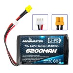 Radiomaster 2S 7,4 V 6200 mAh LiPo-Sender-Batterie JST-XH XT30 Boxe/TX16S Universalmodul Fernsteuerung FPV Renndrohne